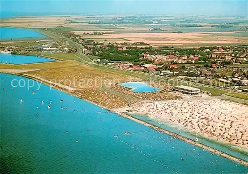 AK / Ansichtskarte Norden_Norddeich_Ostfriesland Fliegeraufnahme Norden_Norddeich