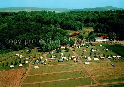 AK / Ansichtskarte Northeim Campingplatz Sultmer Berg Hotel Garni Fliegeraufnahme Northeim