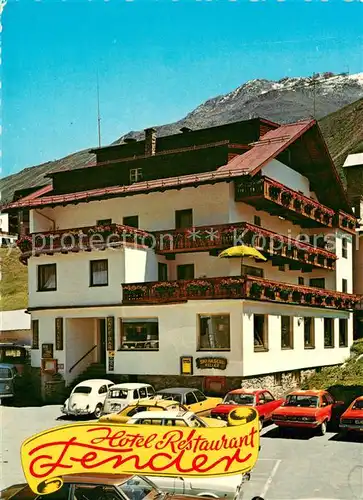 AK / Ansichtskarte Obergurgl_Soelden_Tirol Hotel Restaurant Fender Obergurgl_Soelden_Tirol