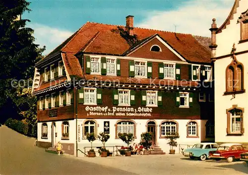 AK / Ansichtskarte Oberharmersbach Gasthof Pension zur Stube zu Sternen und den drei Schweinskoepfen Oberharmersbach
