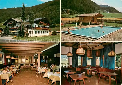 AK / Ansichtskarte Obervintl_Pustertal_Suedtirol Gasthaus Alpenhof Restaurant Swimming Pool Obervintl_Pustertal