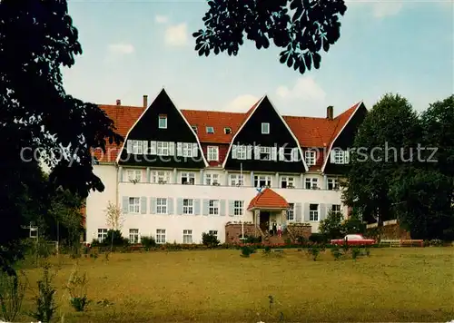 AK / Ansichtskarte Oberweser_Hessen Bundesbahn Sozialwerk Erholungsheim Oberweser Hessen