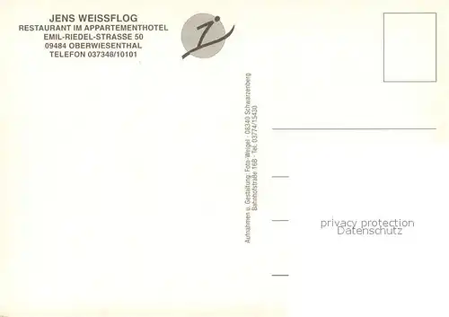 AK / Ansichtskarte Oberwiesenthal_Erzgebirge Jens Weissflog Restaurant im Appartementhotel Oberwiesenthal Erzgebirge
