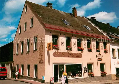 AK / Ansichtskarte Oberwiesenthal_Erzgebirge Konditorei Cafe Enderlein Oberwiesenthal Erzgebirge