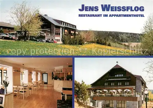 AK / Ansichtskarte Oberwiesenthal_Erzgebirge Jens Weissflog Restaurant im Appartementhotel Oberwiesenthal Erzgebirge
