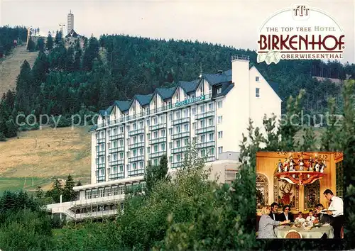 AK / Ansichtskarte Oberwiesenthal_Erzgebirge Hotel Birkenhof Gaststube Oberwiesenthal Erzgebirge