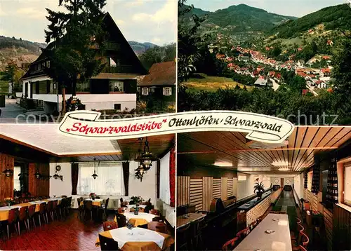 AK / Ansichtskarte Ottenhoefen_Schwarzwald Gasthaus zur Schwarzwaldstube Restaurant Kegelbahn Panorama Ottenhoefen Schwarzwald