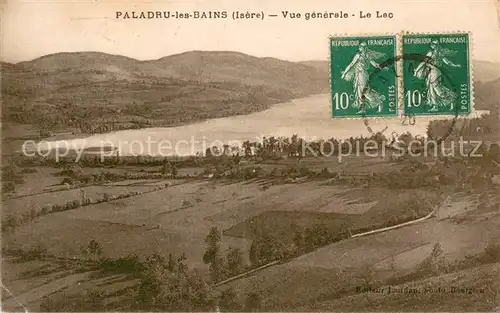 AK / Ansichtskarte Paladru Vue generale Le Lao Paladru