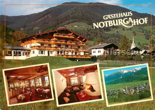 AK / Ansichtskarte Piesendorf Gaestehaus Notburgahof Gastraeume Panorama Piesendorf