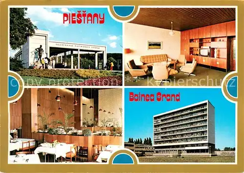 AK / Ansichtskarte Piestany Balnea Grand Hotel Gastraeume Piestany