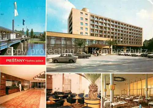 AK / Ansichtskarte Piestany Balnea Palace Rezeption Foyer Speisesaal Piestany