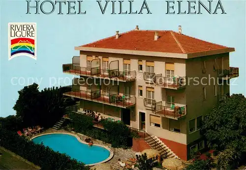 AK / Ansichtskarte Pietra_Ligure Hotel Villa Elena Swimming Pool Pietra Ligure