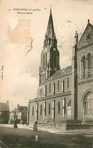 AK / Ansichtskarte Pleudihen sur Rance Place Eglise Pleudihen sur Rance