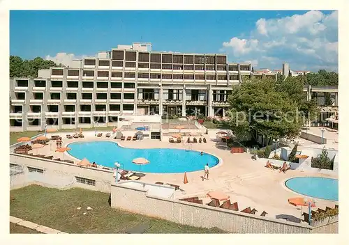 AK / Ansichtskarte Porec Hotel Zagreb Pool Porec