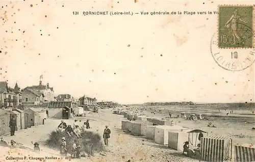 AK / Ansichtskarte Pornichet Vue generale de la plage Pornichet