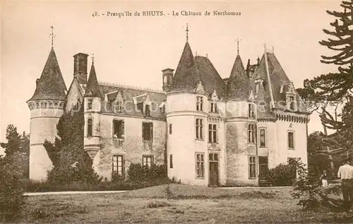 AK / Ansichtskarte Presqu_Ile_de_Rhuys Le Chateau de Kerthomas Presqu_Ile_de_Rhuys
