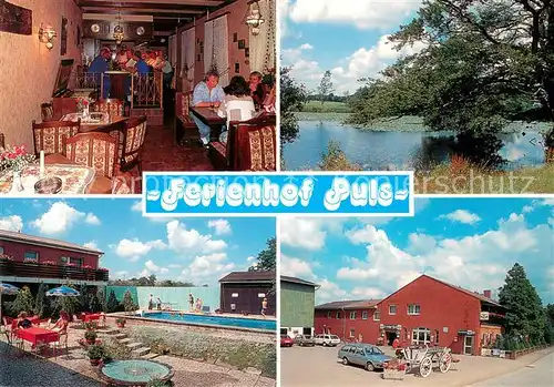 AK / Ansichtskarte Puls Ferienhof Puls Gaststube Badesee Schwimmbad Puls