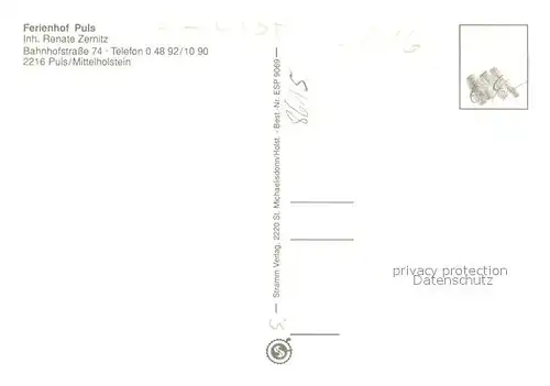 AK / Ansichtskarte Puls Ferienhof Puls Gaststube Badesee Schwimmbad Puls