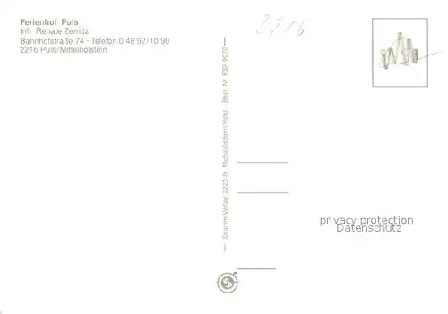 AK / Ansichtskarte Puls Ferienhof Puls Gaestezimmer Schwimmbad Gastraum Puls