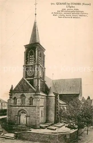 AK / Ansichtskarte Quarre les Tombes Eglise Quarre les Tombes