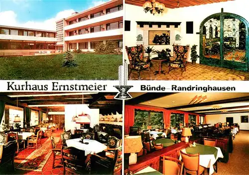 AK / Ansichtskarte Randringhausen_Bad Sanatorium Kurhaus Ernstmeier Gastraeume Randringhausen_Bad