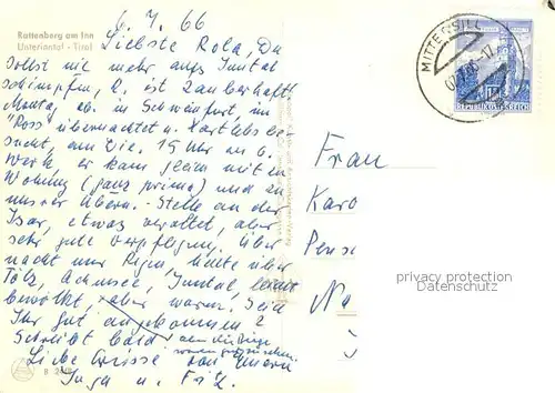 AK / Ansichtskarte Rattenberg_Inn Motiv Innenstadt Rattenberg Inn