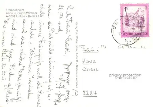 Reith_Unken Fremdenheim Anna und Franz Wimmer Reith Unken