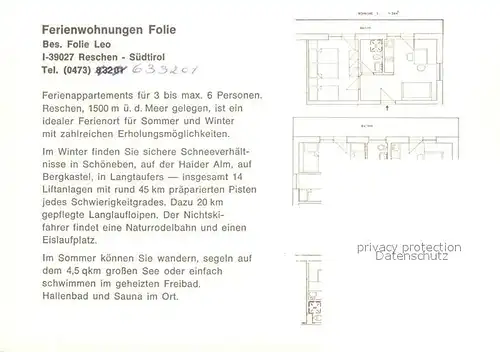 Reschen_See_Tirol Ferienwohnungen Folie Kueche Schlafzimmer Panorama 