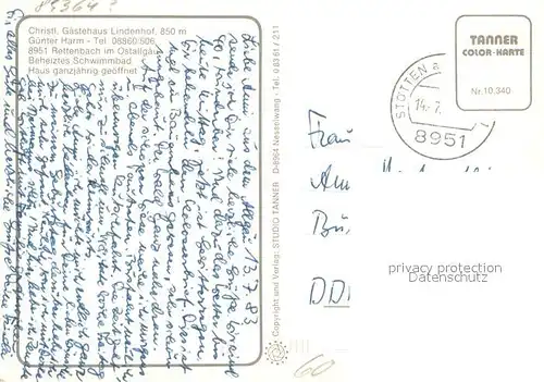 Rettenbach_Auerberg Gaestehaus Lindenhof Gastraeume Pool Panorama Rettenbach Auerberg