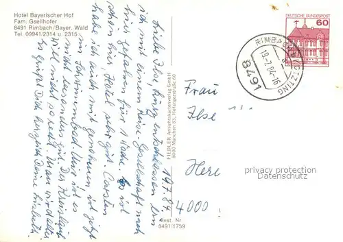 Rimbach_Bayrischer_Wald Hotel Bayerischer Hof Gastraeume Rimbach_Bayrischer_Wald