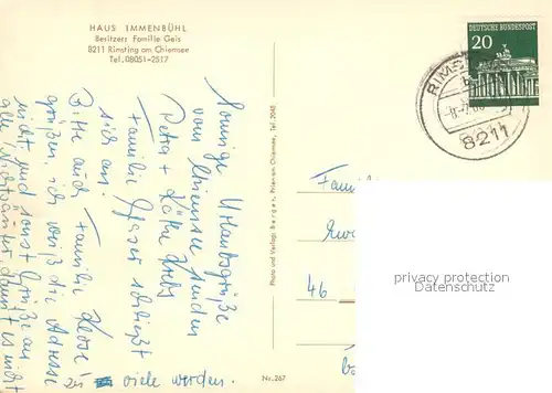 Rimsting Haus Immenbuehl Rimsting