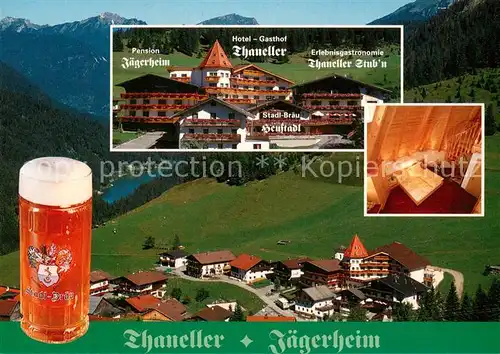 Rinnen_Tirol Pension Jaegerheim Hotel Gasthof Thaneller Stadl Braeu Panorama Rinnen Tirol