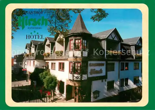 Rothenberg_Odenwald Gasthof Hirsch Hotel Rothenberg Odenwald