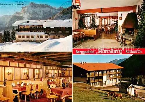 Rottau_Chiemgau Berggasthof Adersberg Hotel Gedererwand Gastraeume Rottau Chiemgau