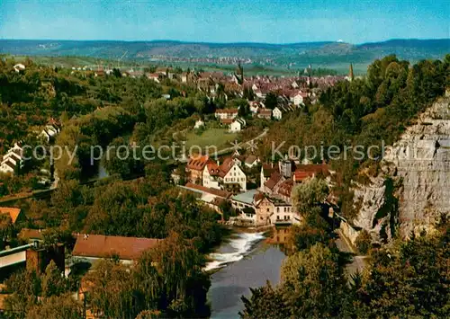 Rottenburg_Neckar mit Blick zur Wurmlinger Kapelle Rottenburg Neckar