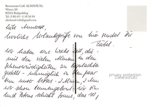 Ruhpolding Restaurant Cafe Almhaeusl Gastraeume Terrasse Ruhpolding