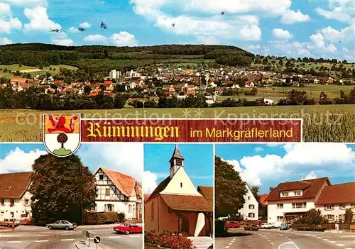 Ruemmingen Panorama Markgraeflerland Ortsmotive Kirche Ruemmingen
