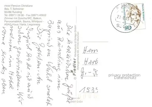 Runding_Cham Hotel Pension Christiane Panorama Runding Cham