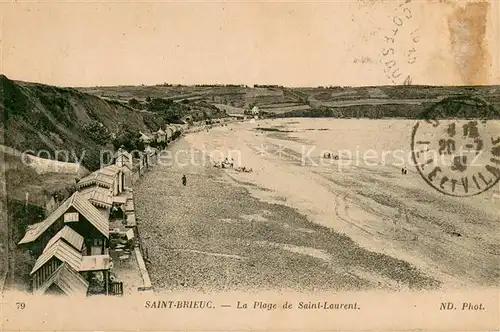 Saint Brieuc_Cotes d_Armor La plage de Saint Laurent Saint Brieuc_Cotes d