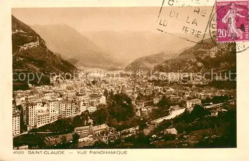 Saint Claude_Jura Vue panoramique Saint Claude_Jura