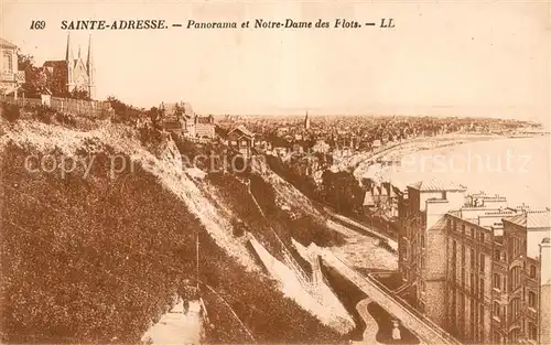 Sainte Adresse Panorama et Notre Dame des Flots Sainte Adresse