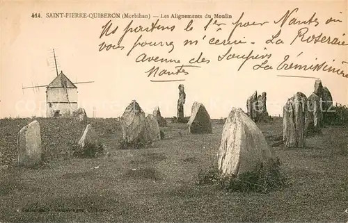 Saint Pierre Quiberon Les Alignements du Moulin Saint Pierre Quiberon