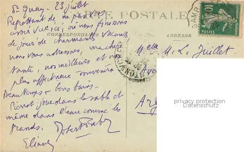 Saint Quay Portrieux Vue generale prise du Semaphore Saint Quay Portrieux