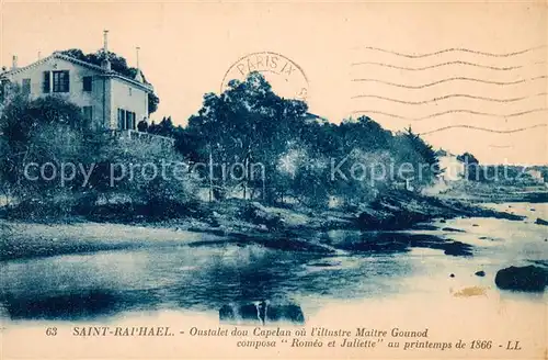 Saint Raphael_Var Oustalet dou Capelan où l illustre Maitre Gounod composa Romeo et Juliette Saint Raphael Var