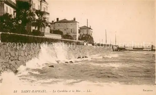 Saint Raphael_Var La Corniche et la mer Saint Raphael Var