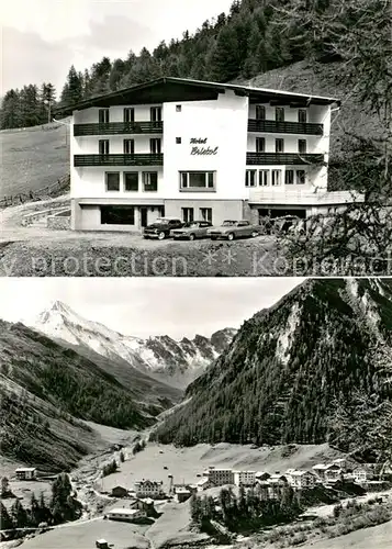 Samnaun_Dorf Hotel Bristol Landschaftspanorama Alpen Samnaun Dorf