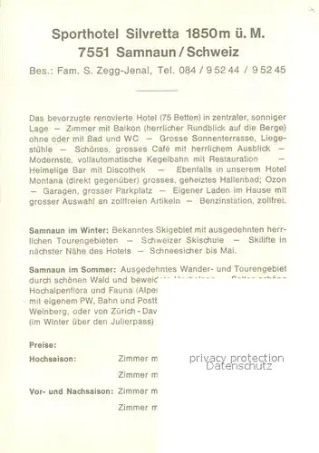 Samnaun_Dorf Sporthotel Silvretta Samnaun Dorf