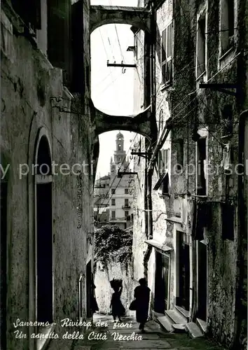 San_Remo Un aspetto della citta vecchia San_Remo