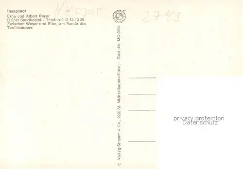 Sandbostel Immenhof Schwanenteich Sandbostel