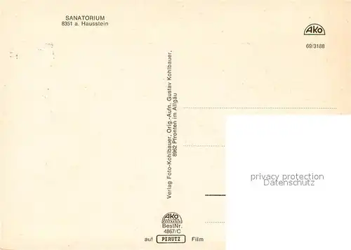 Schaufling Sanatorium am Hausstein Schwanenweiher Garten Panorama Kapelle Schaufling